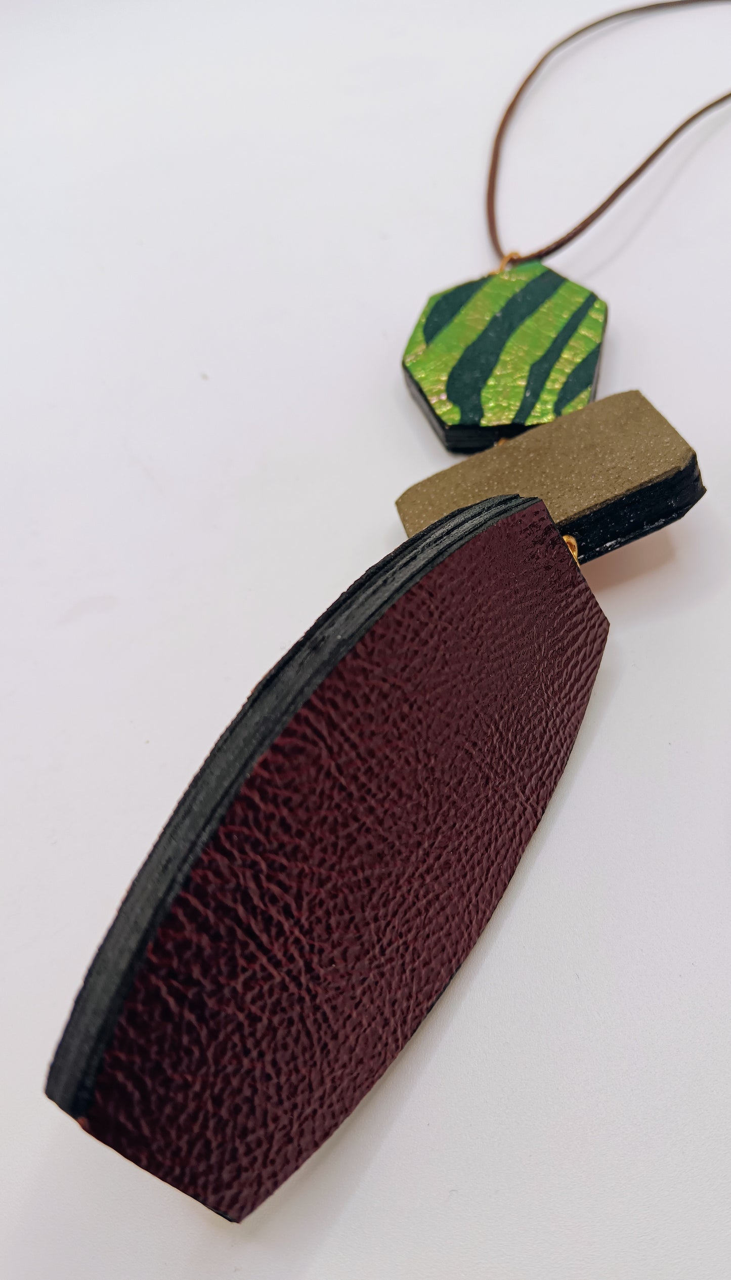 Collana lunga double-face