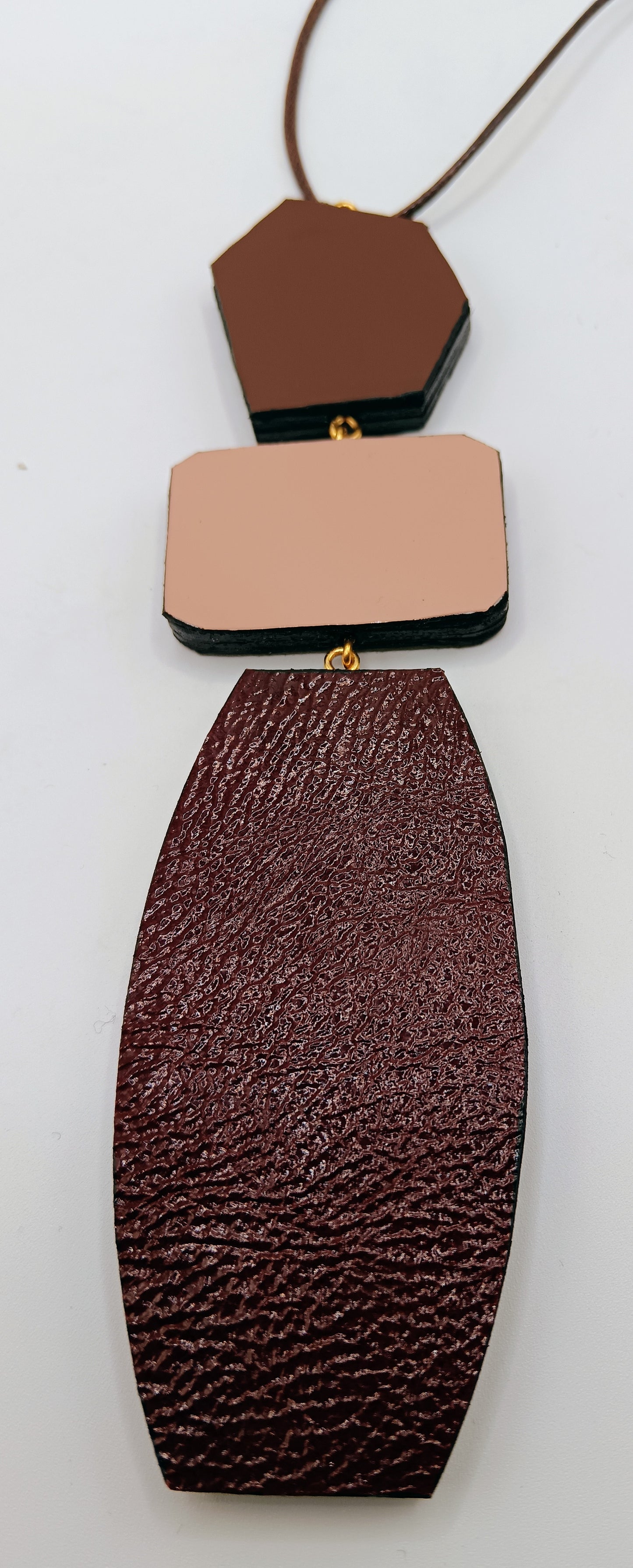 Collana lunga double-face