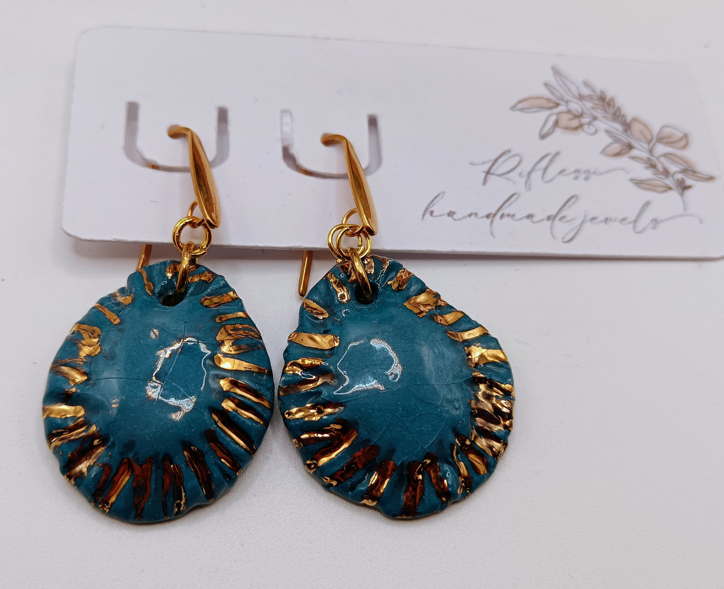 Orecchini pendenti goccia larga