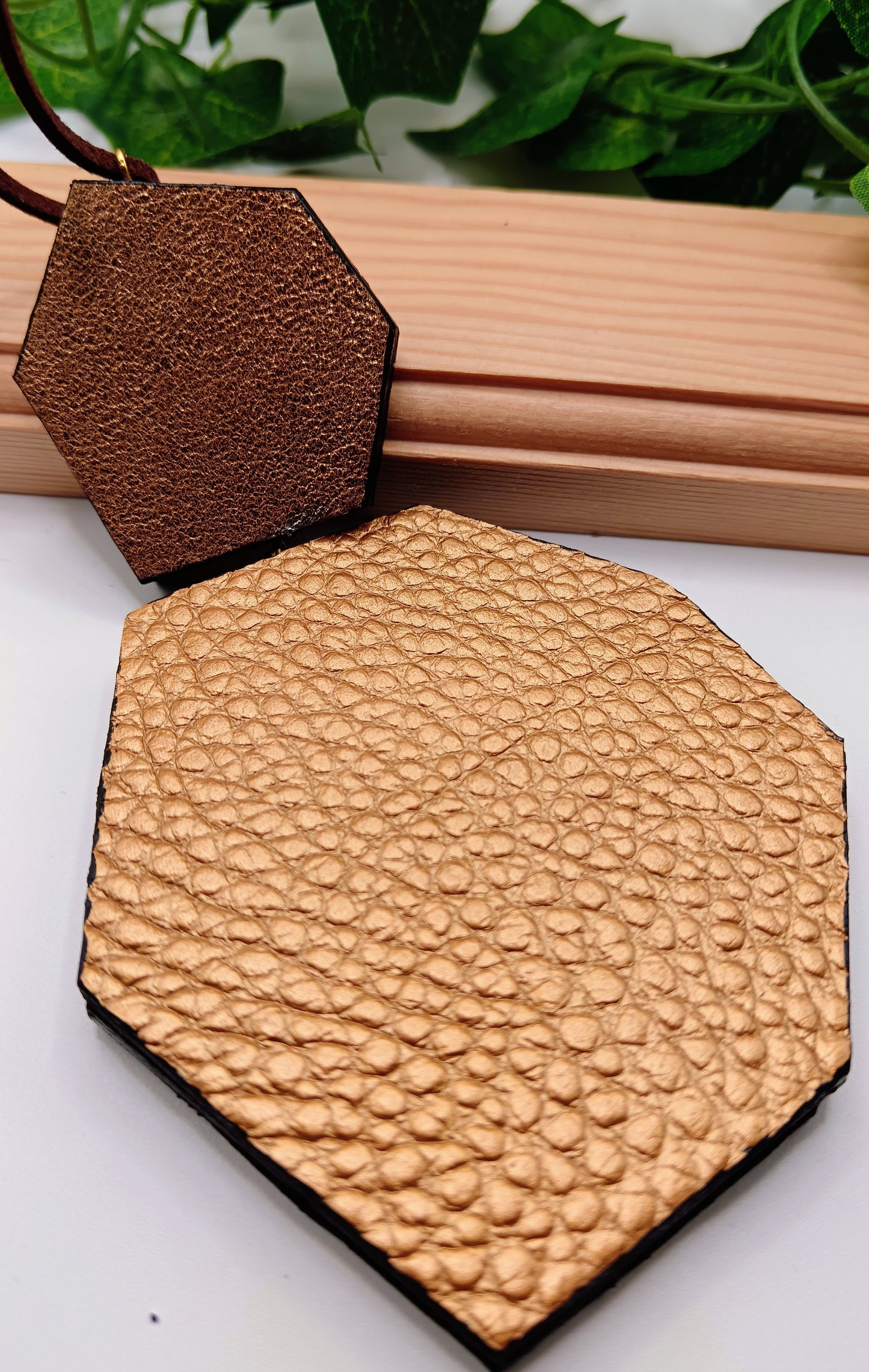 Collana con pendente double-face