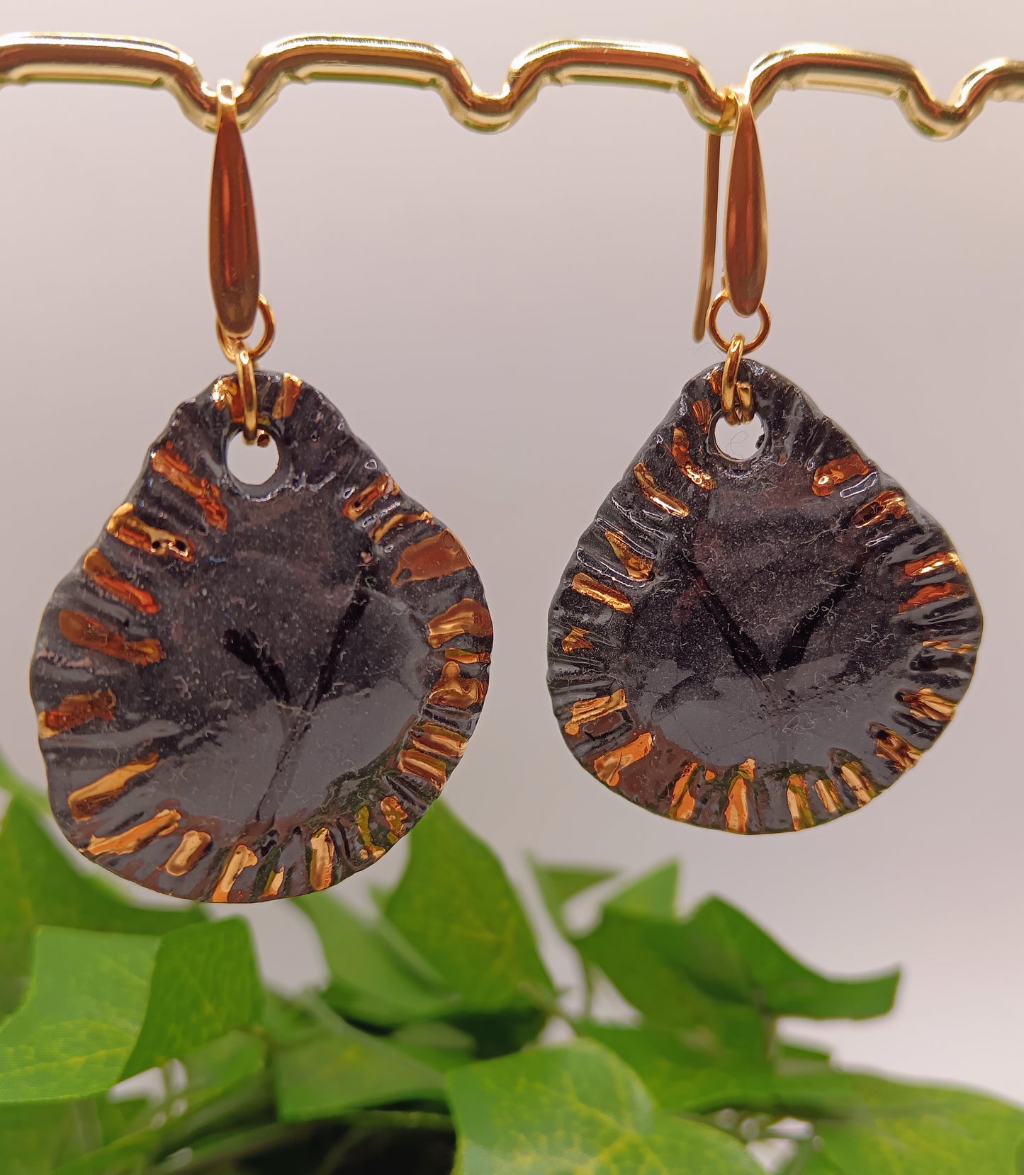 Orecchini pendenti goccia larga