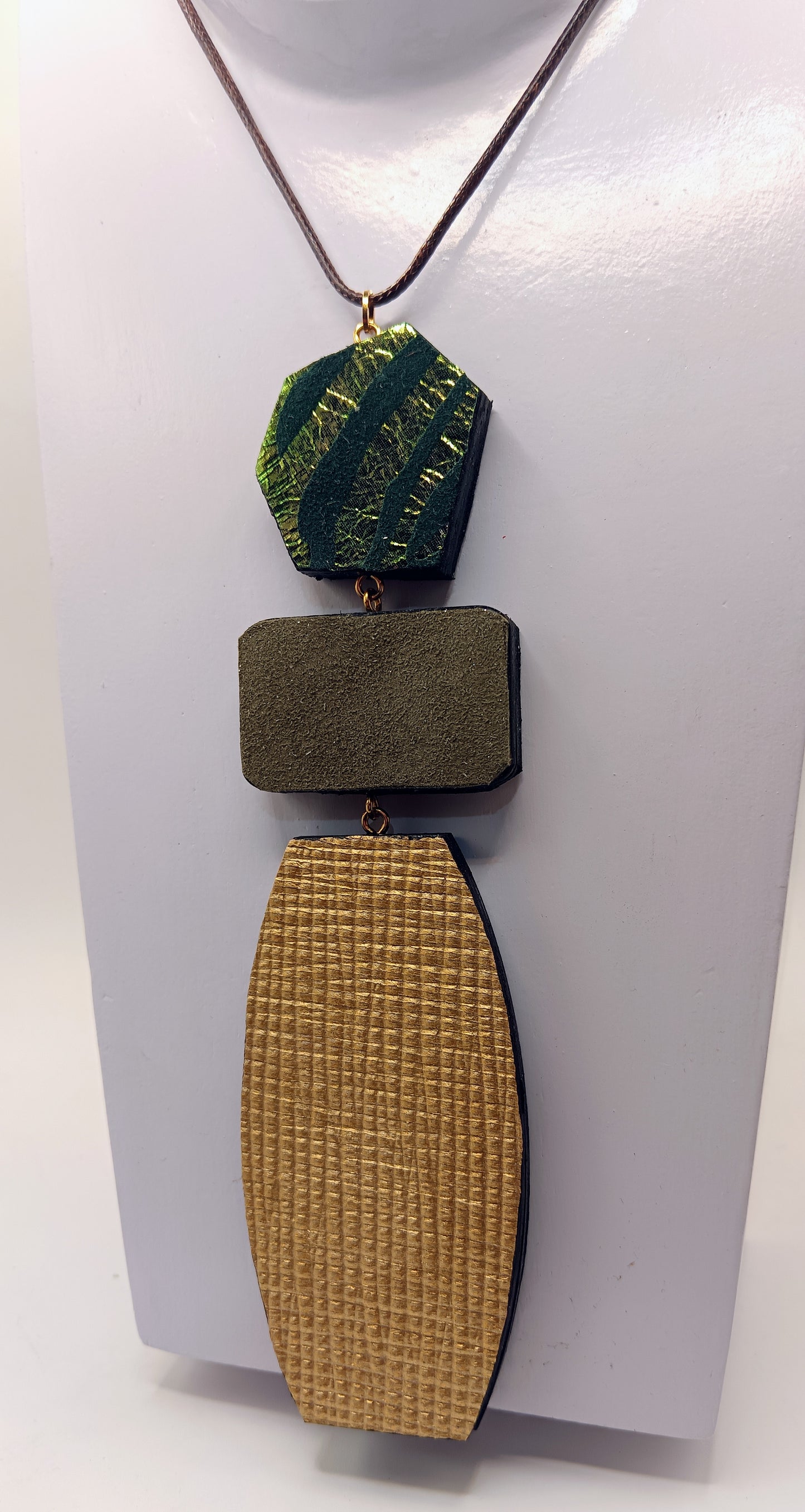 Collana lunga double-face