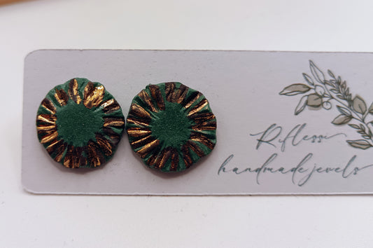 Orecchini bottoncini al lobo