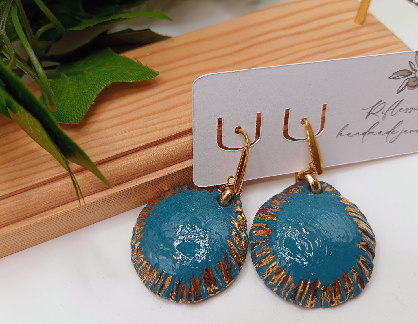 Orecchini pendenti goccia larga