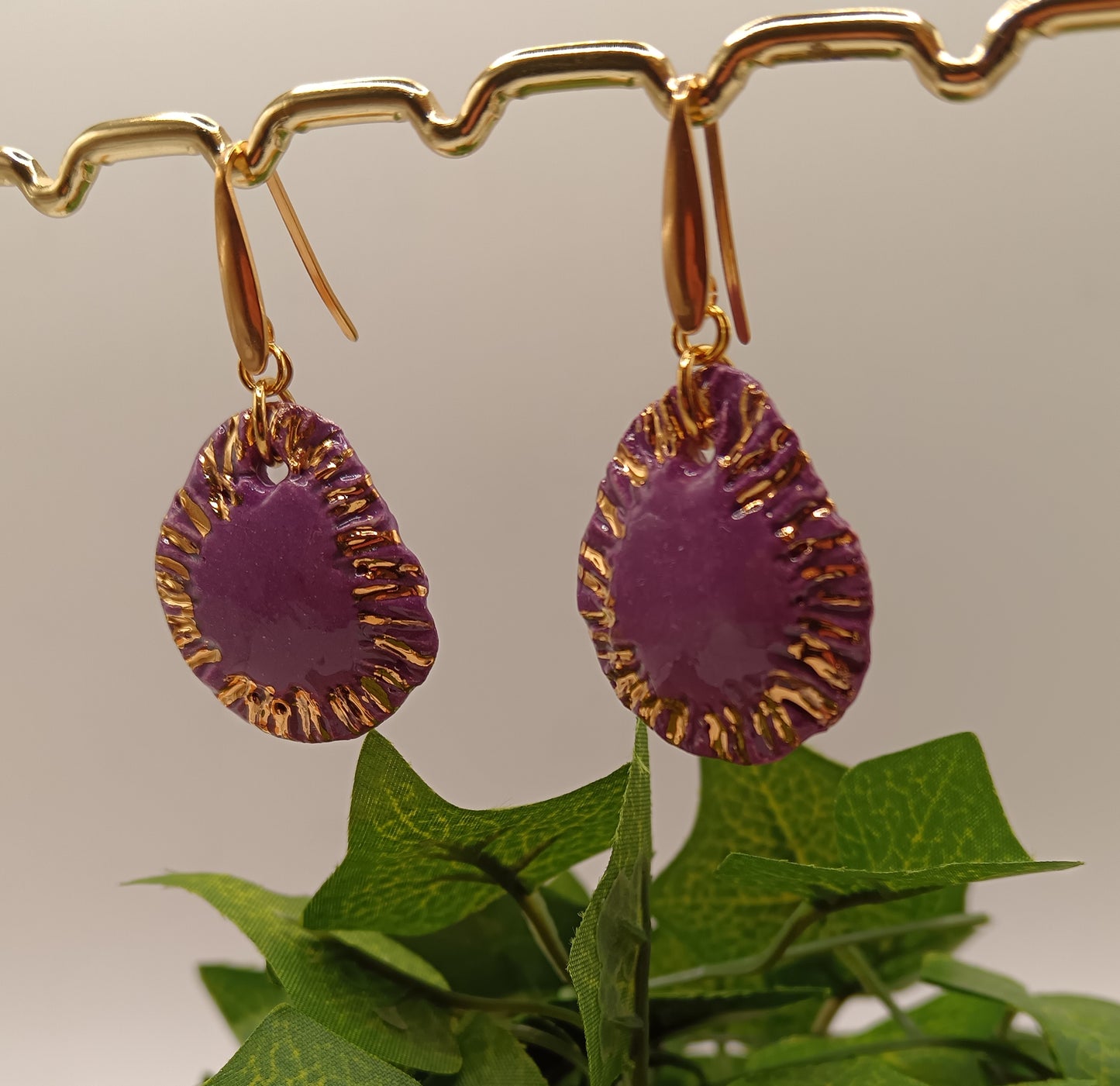 Orecchini pendenti goccia larga